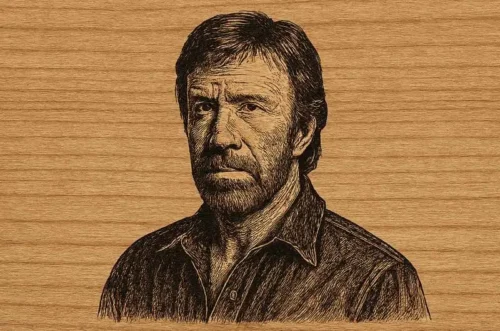 🖤Chuck photo engraving